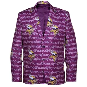 NFL Kirk Cousins Minnesota Vikings Purple Blazer