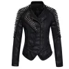 Women’s Punk Stylish Studded Leather Jacket