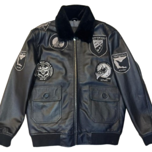 Noble House Top Gun Men's Leather Stealth Pilot Leather Jacket