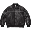 Supreme x Nike Leather Varsity Jacket Spring 2025