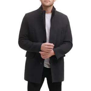 Wool Blend Coat Jacket