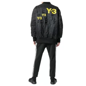 Y-3 Y3 Adidas X Yohji Yamamoto Rear Logo Bomber Jacket