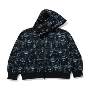A BATHING APE Ape Head Graffiti Shark Full Zip Hoodie