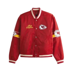 Abercrombie Chiefs Varsity Bomber Jacket