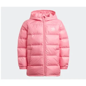 Adidas Helionic Hooded Down Pink Jacket
