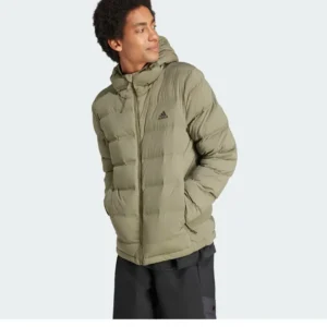 Adidas Helionic Stretch Hooded Down Jacket