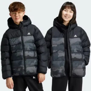 Adidas Synthetic Down Allover Print Jacket
