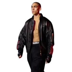 Adidas x Willy Chavarria Leather Jacket