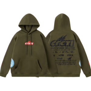 Cacti Mono Seal Green Hoodie