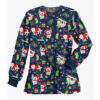 Christmas Scrub Jacket
