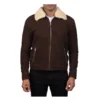 Coffner Brown Shearling Fur Jacket