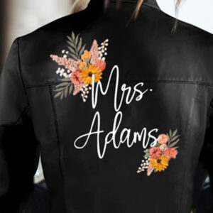 Custom Bride Leather Jacket