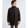 Dark Chocolate Brown Wool Blended Long Coat