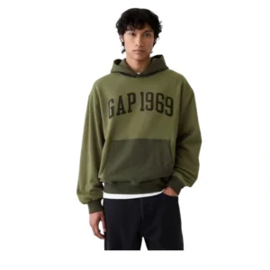 Gap Heavyweight 1969 Logo Color block Hoodie
