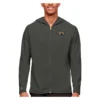 Jacksonville Jaguars Logo Antigua Charcoal Hoodie