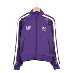 KoRn x Adidas Purple Sequin Track Jacket