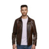 Men’s Real Brown Leather Jacket