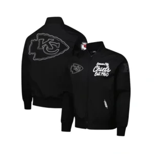 Men's Kansas City Chiefs Black Paint The City Twill? Jacket