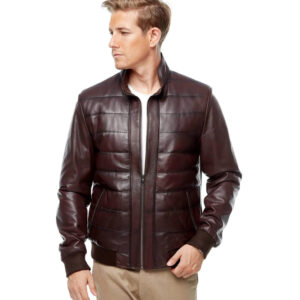 Men’s Real Maroon Leather Jacket