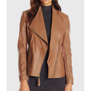 Women's Double Rider Biker Leather Jacket