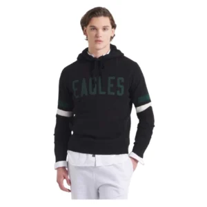 Philadelphia Eagles x Todd Snyder Black Cashmere Hoodie