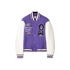 Time Leather/Wool Varsity Jacket