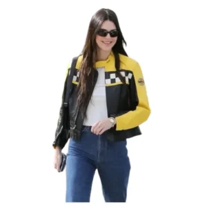 Kendall Jenner Aspen Trip 2023 Leather Jacket