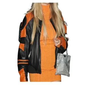 Trendy Lottie Moss Leather Jacket