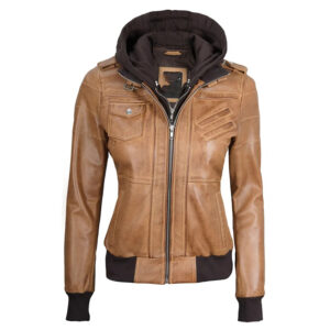 Womens Bomber Leather Jackets